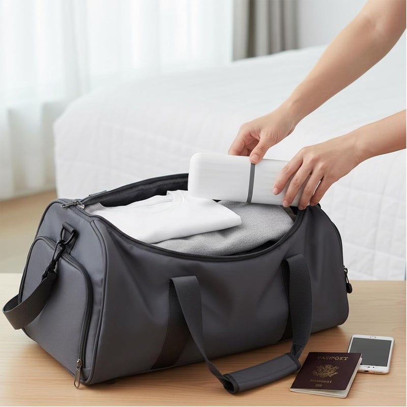 ZORGONS Toothbrush Travel Case Toothbrush Holder with Cover Travel Boothbrush Holder Portable Toothbrush Case and Carrier for Bathroom School Business Trip (White) - Image 5